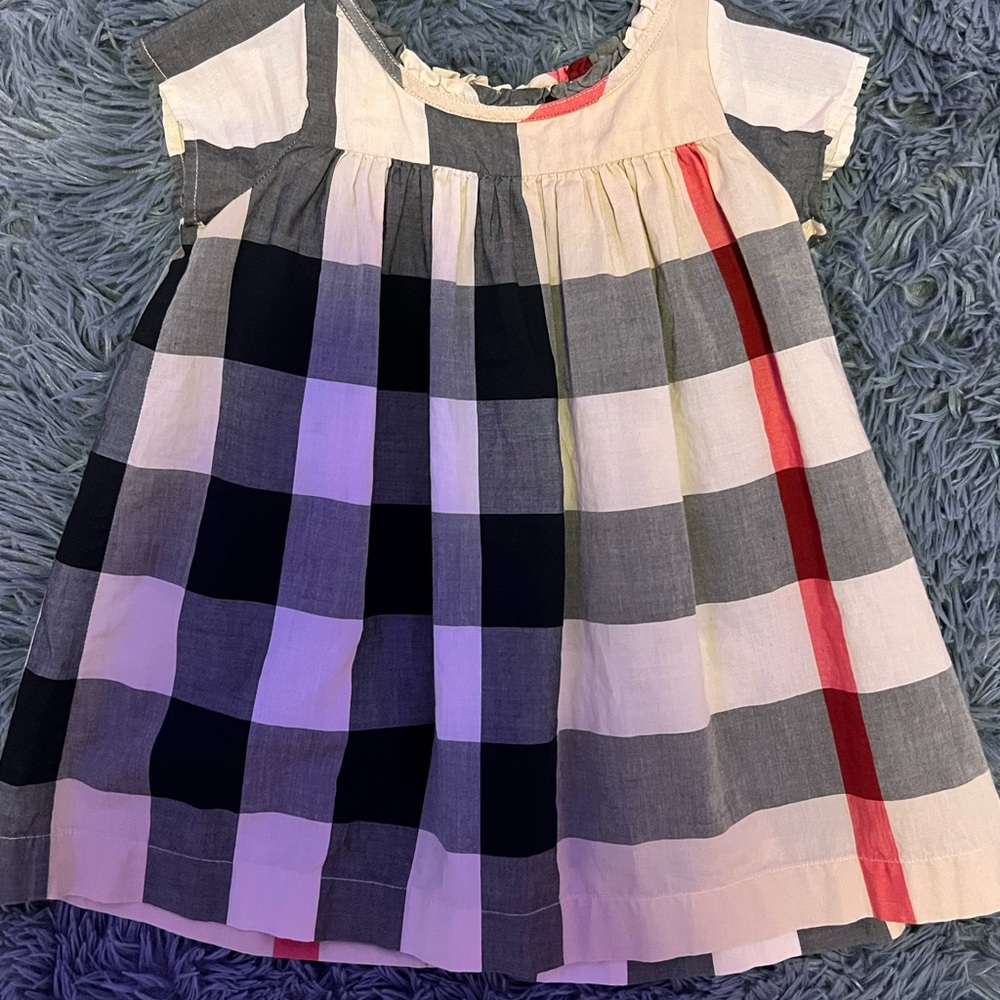 100% Authentic BURBERRY toddler girl dress size 12 months